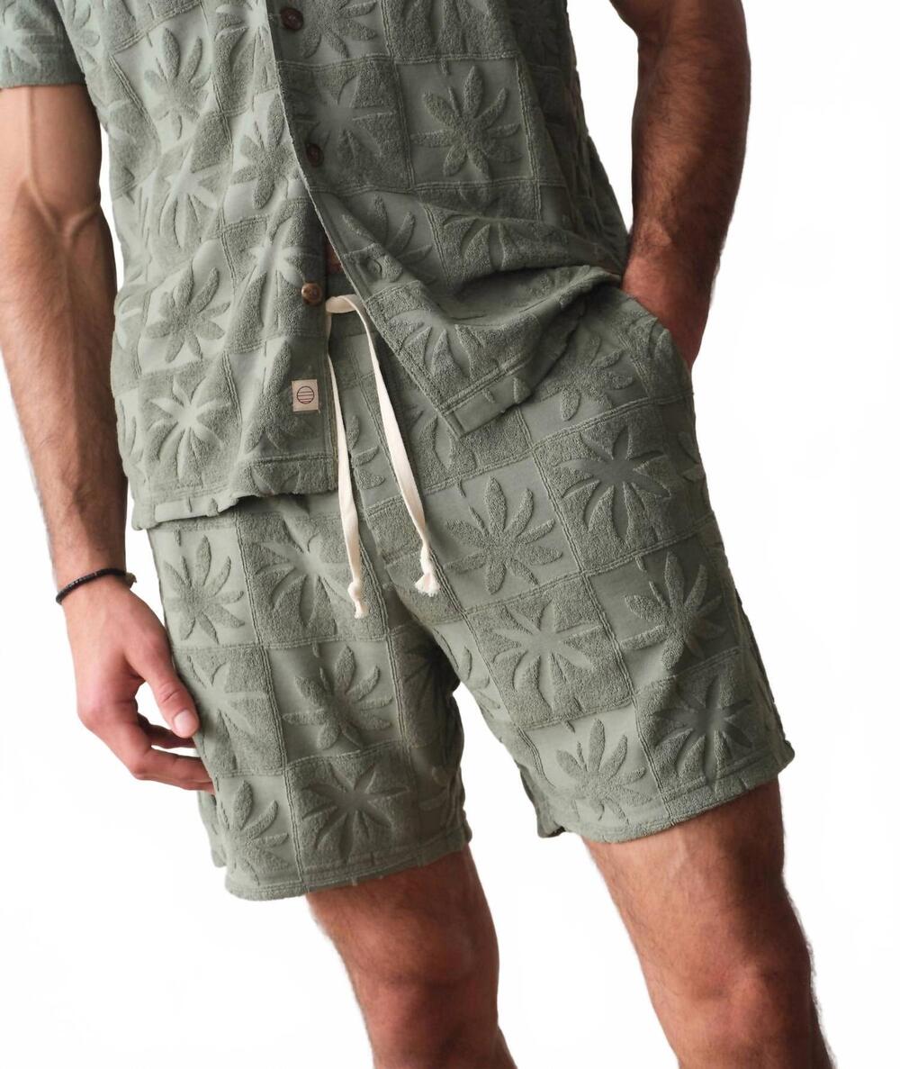 NEW MARINE LAYER rico terry short in green